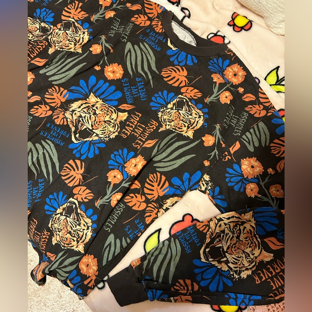 Assholes Live Forever Tiger Longsleeve ALF